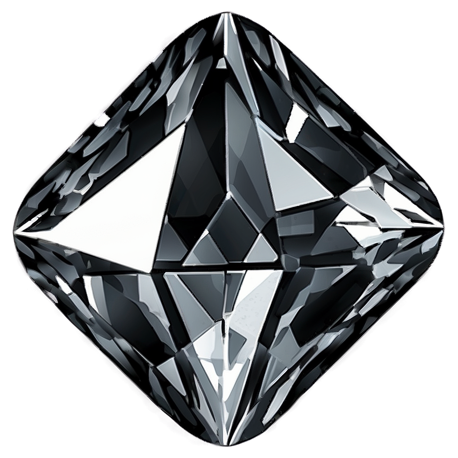 Grayscale Diamond Outline Png Kti25