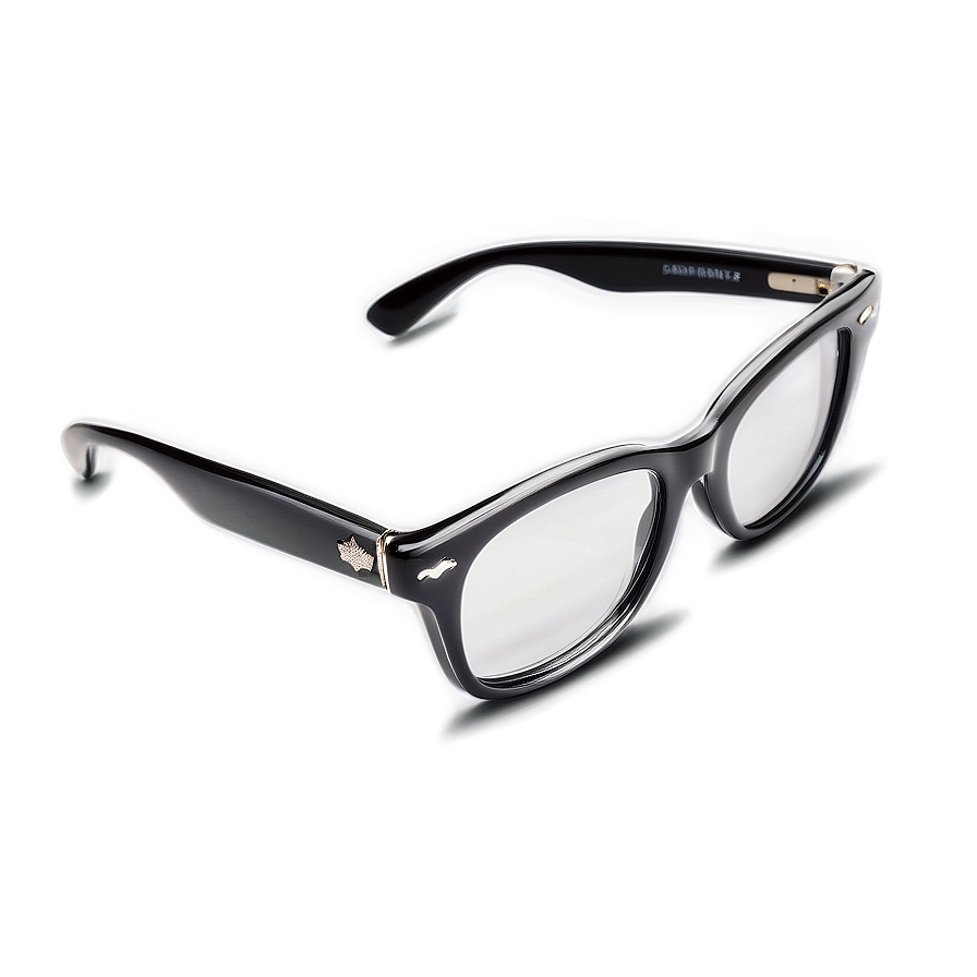 Grayscale Eyeglasses Design Png 06252024