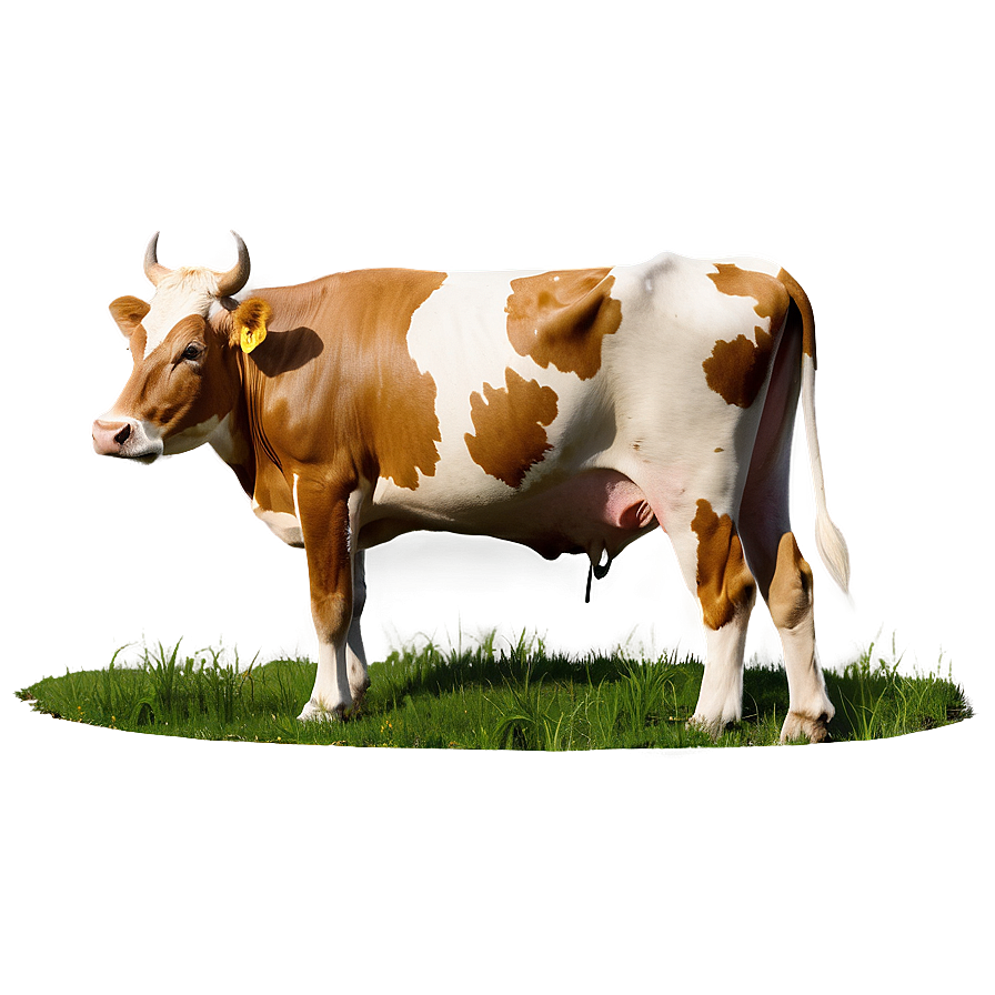 Grazing Cow Png 05032024