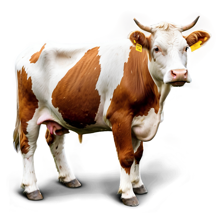 Grazing Cow Png 12