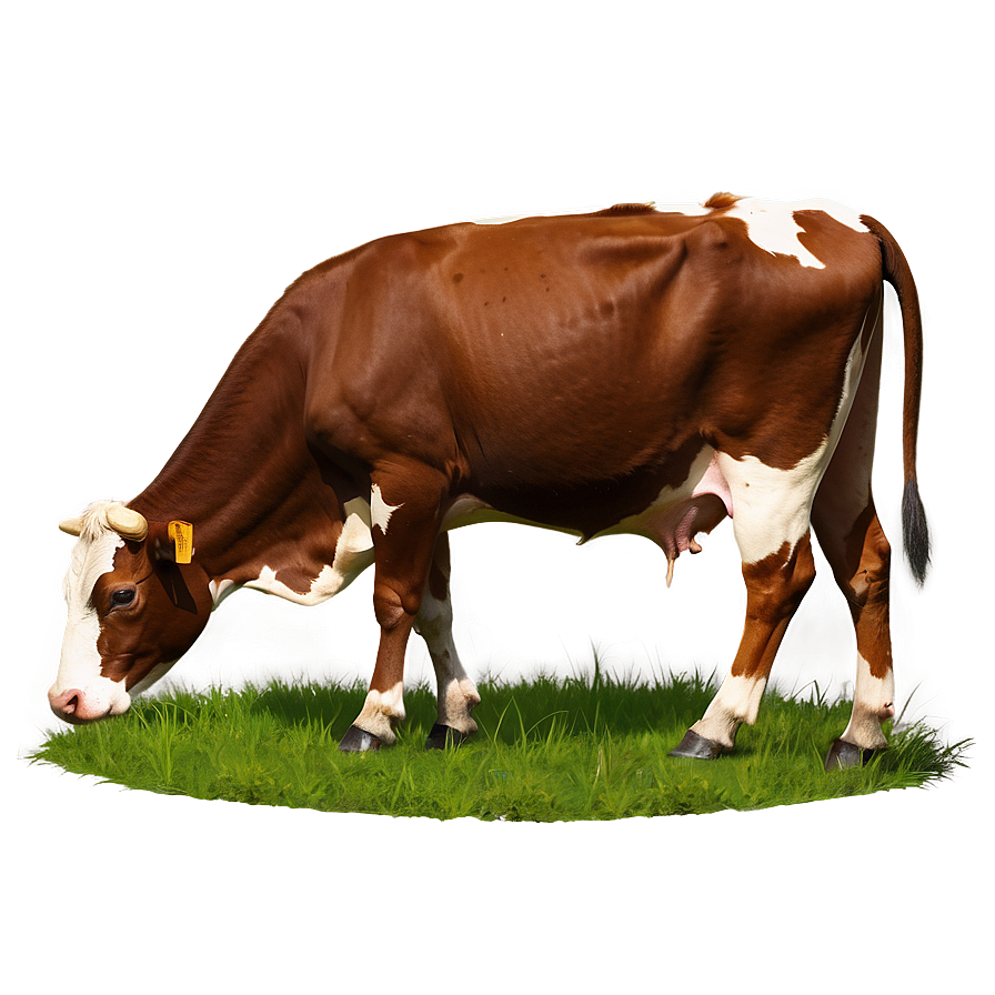 Grazing Dairy Cow Png 44