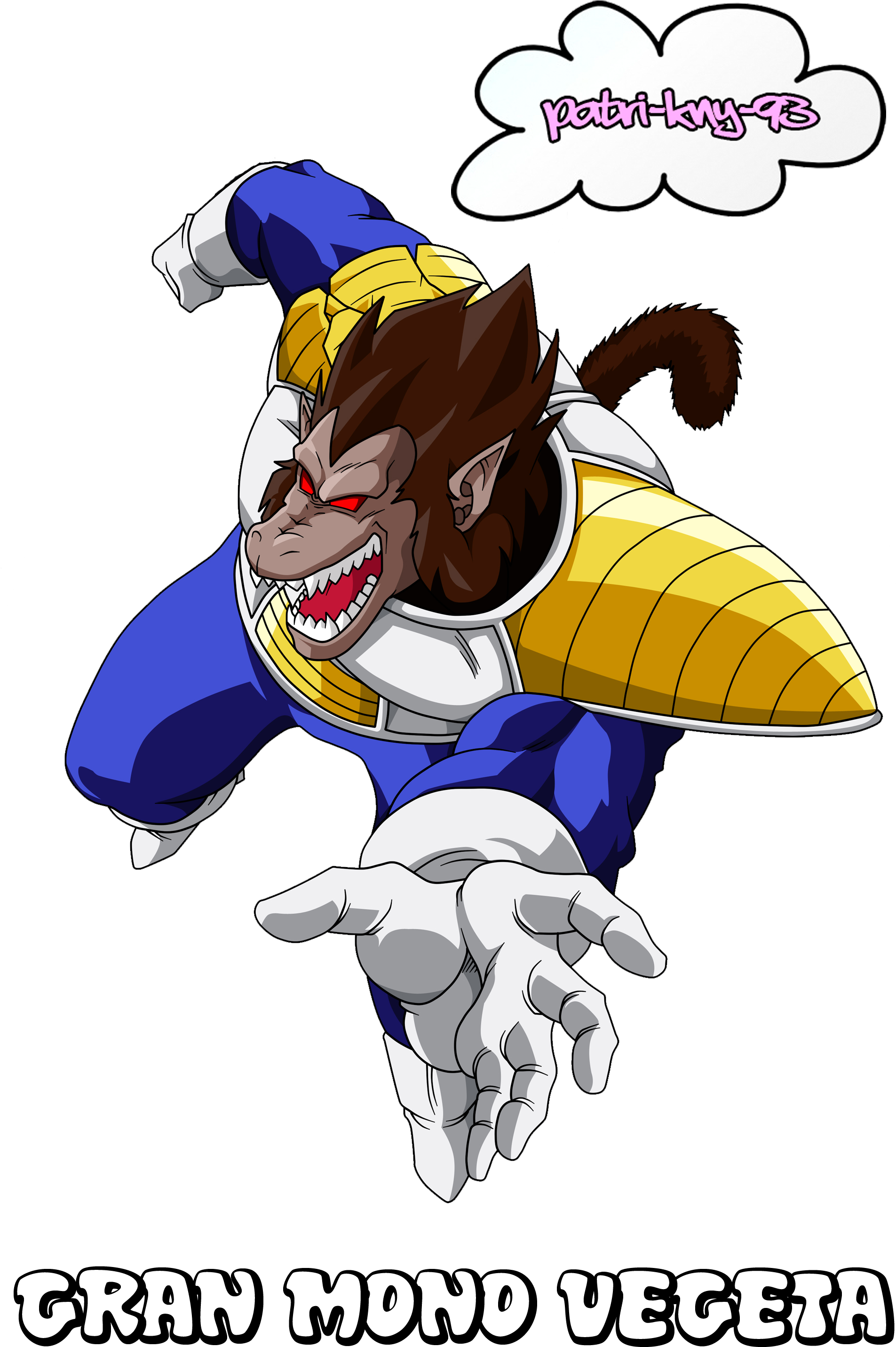 Great Ape Vegeta Fan Art