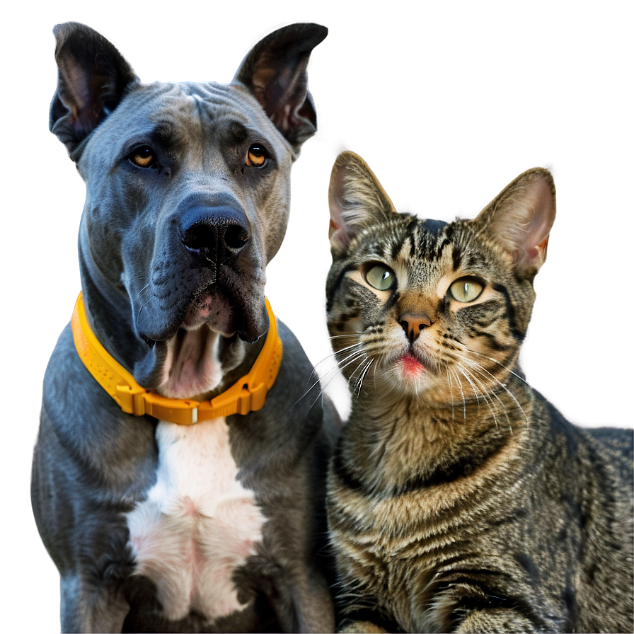 Great Dane And Cat Png 06212024