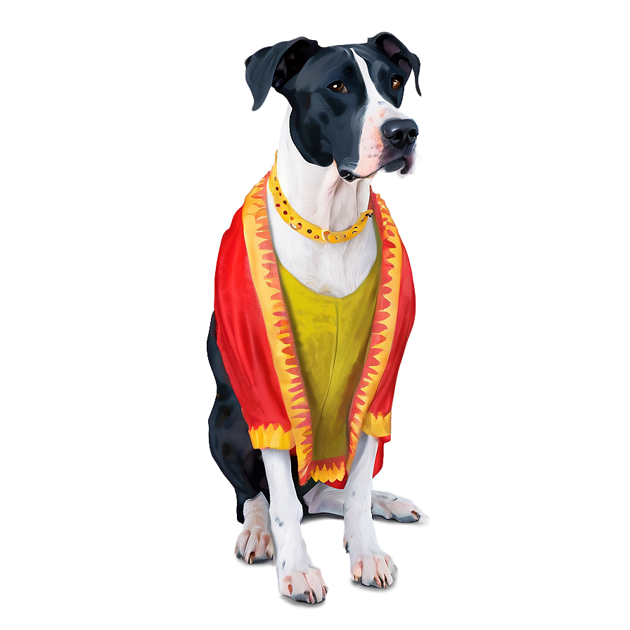 Great Dane In Costume Png 99