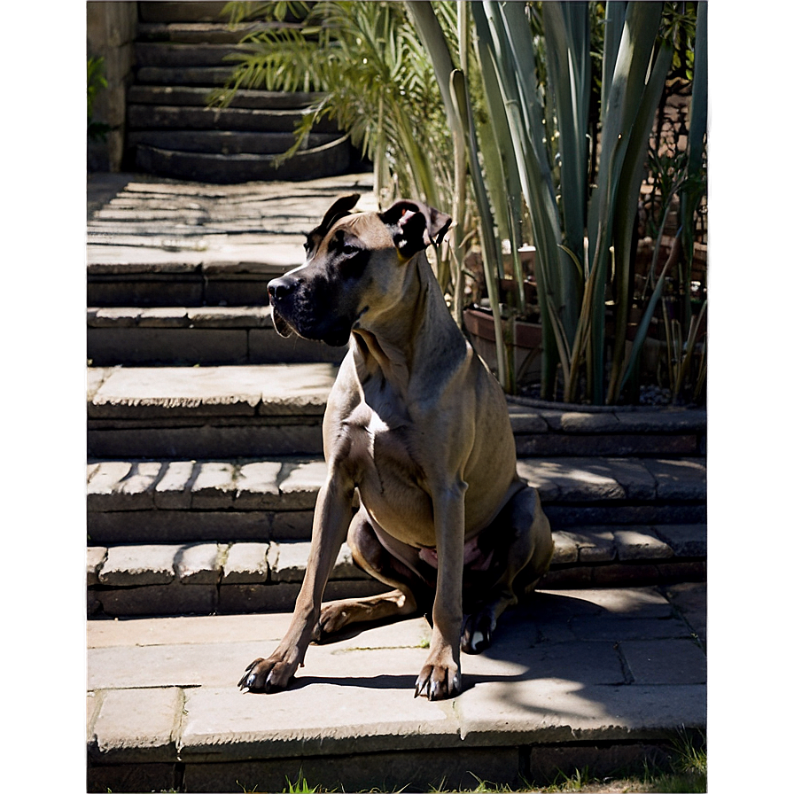 Great Dane In Shade Png 06212024