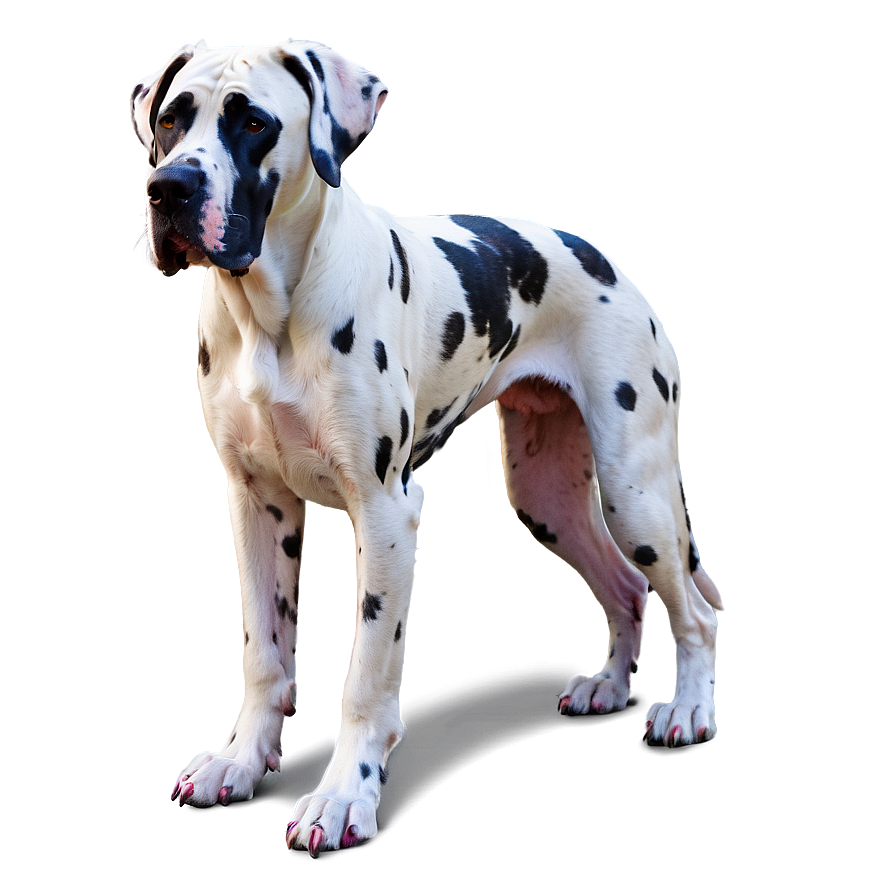 Great Dane In Snow Png 75