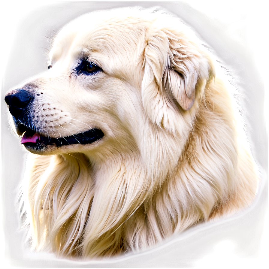 Great Pyrenees In Profile Png Ojc