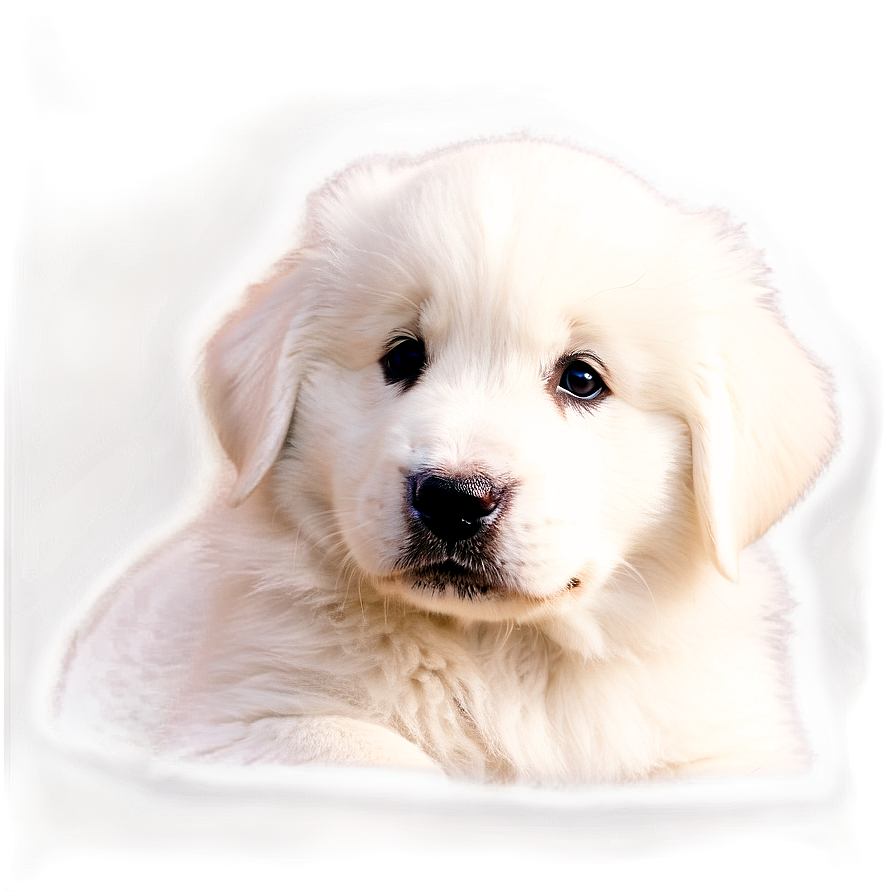 Great Pyrenees Puppy Face Png Rmm16