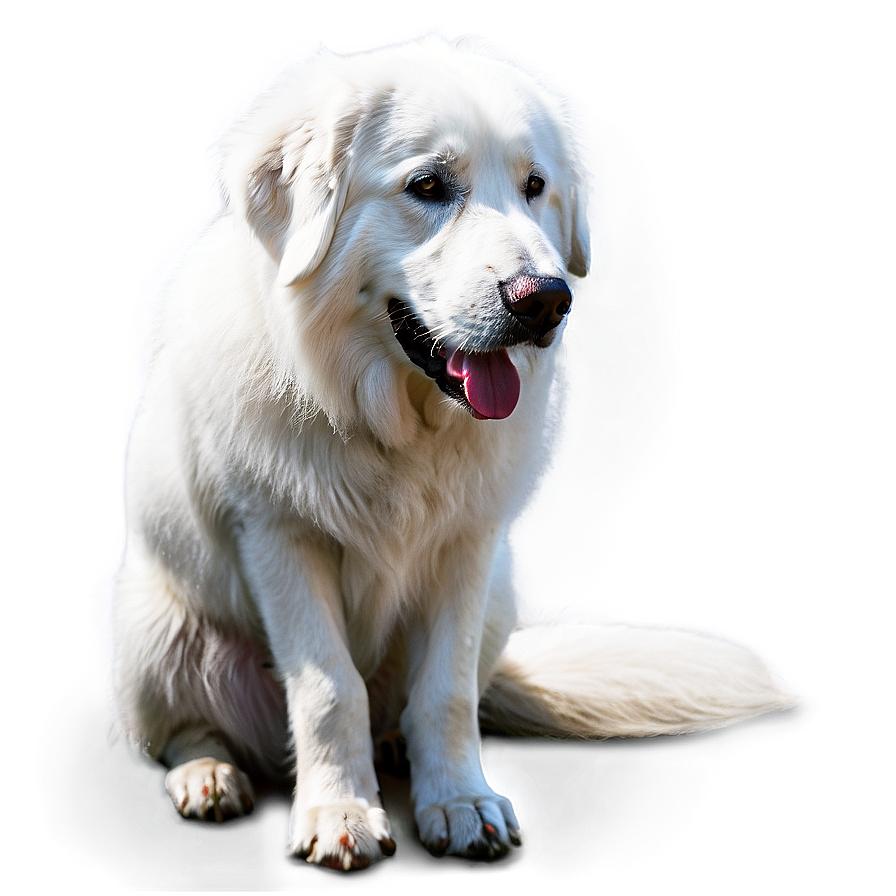 Great Pyrenees Sitting Png 81