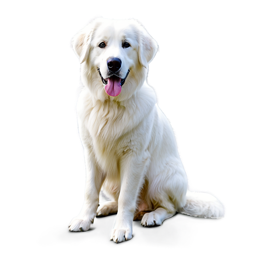 Great Pyrenees Sitting Png Wpb48