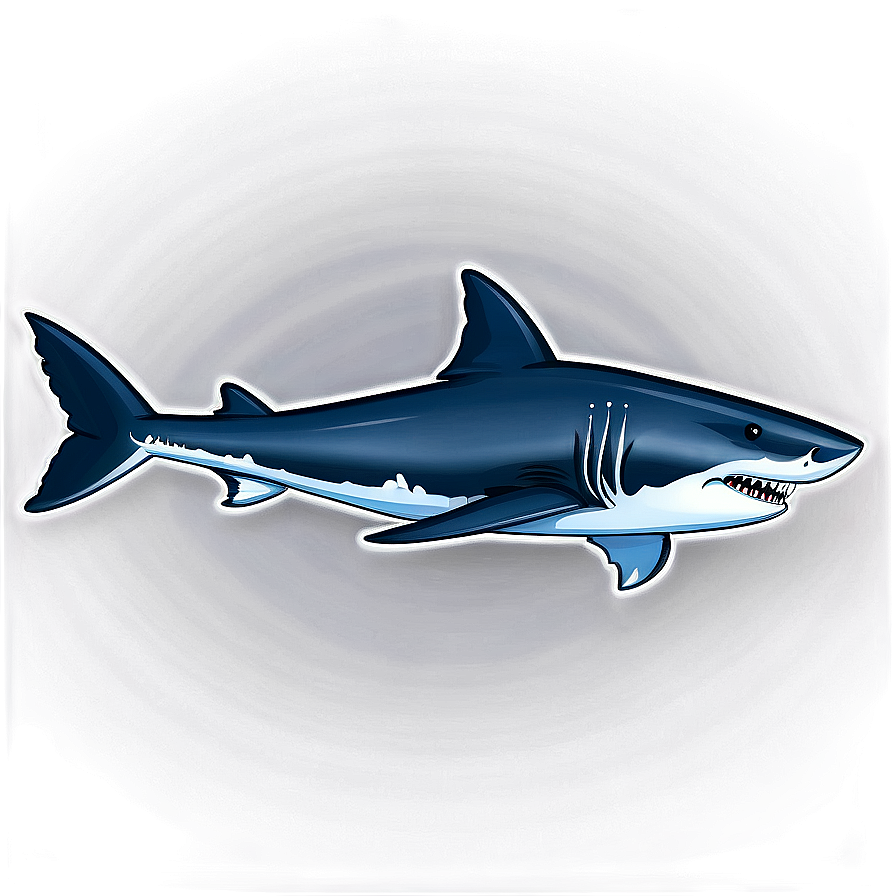 Great White Shark Cartoon Png Ufi90