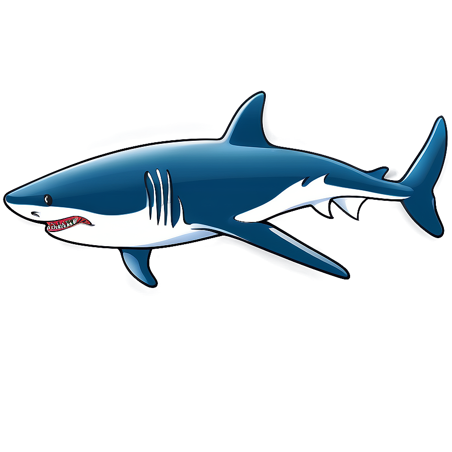 Great White Shark Vector Png Fod