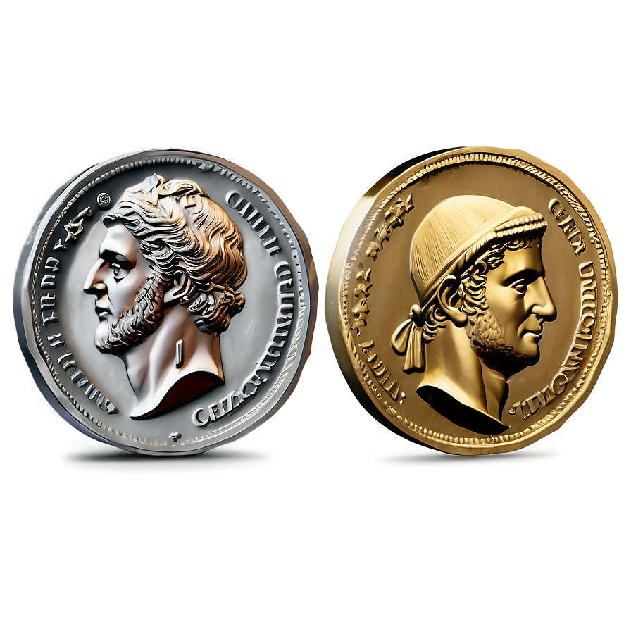 Greek Coin Currency PNG 95 PNG with transparent background