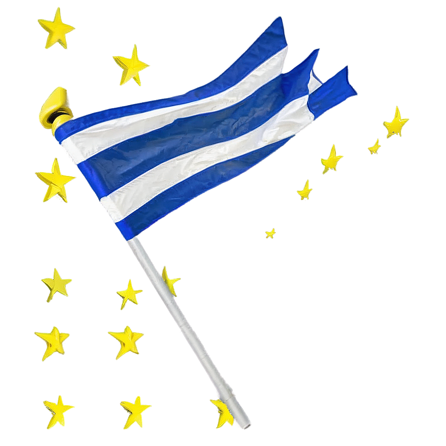 Greek Flag Waving PNG wwi72 PNG with transparent background