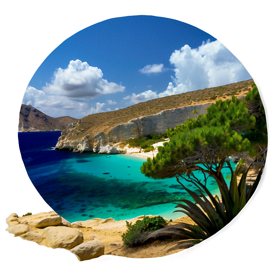 Greek Island Landscape PNG 20 PNG image with a transparent background, free high-resolution download