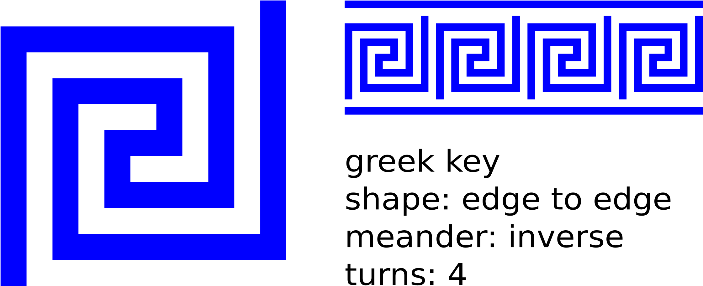 Greek Key Meander Design