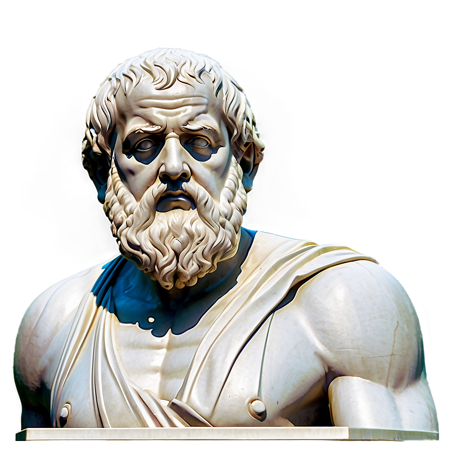 Greek Philosopher Plato Statue Png 83