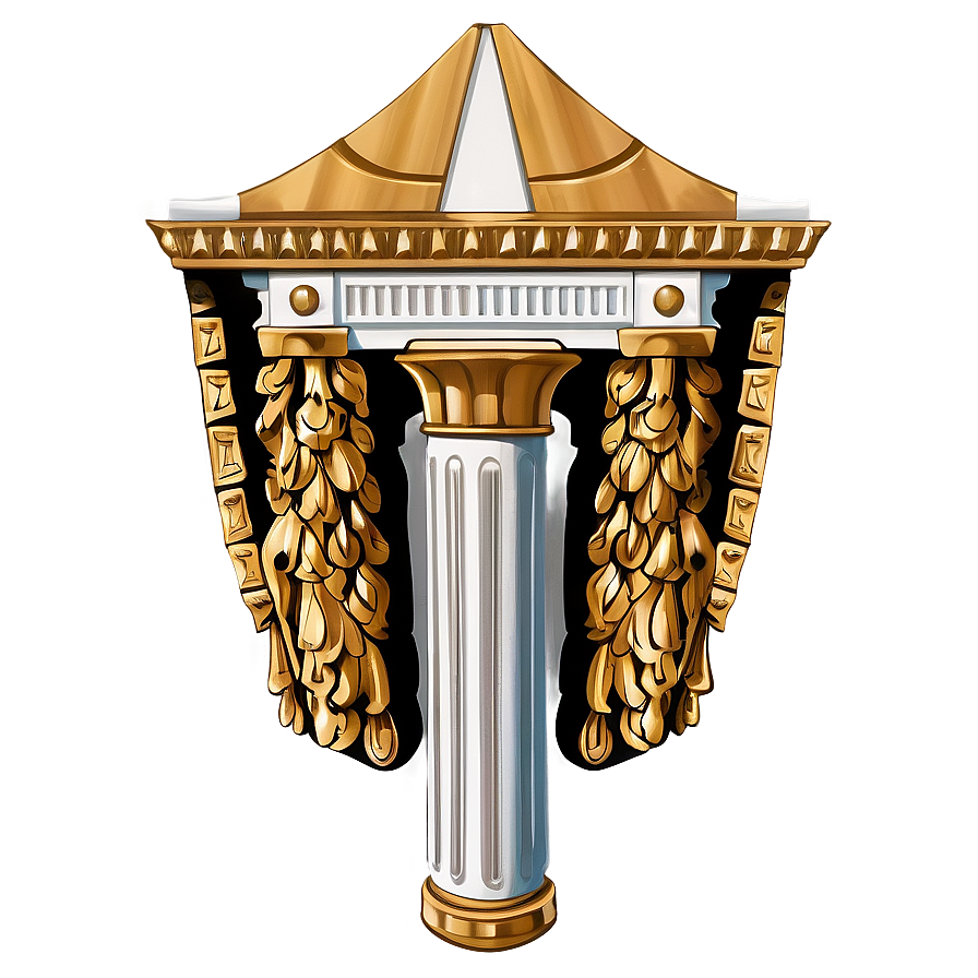 Greek Pillar Emblem Png Yeb