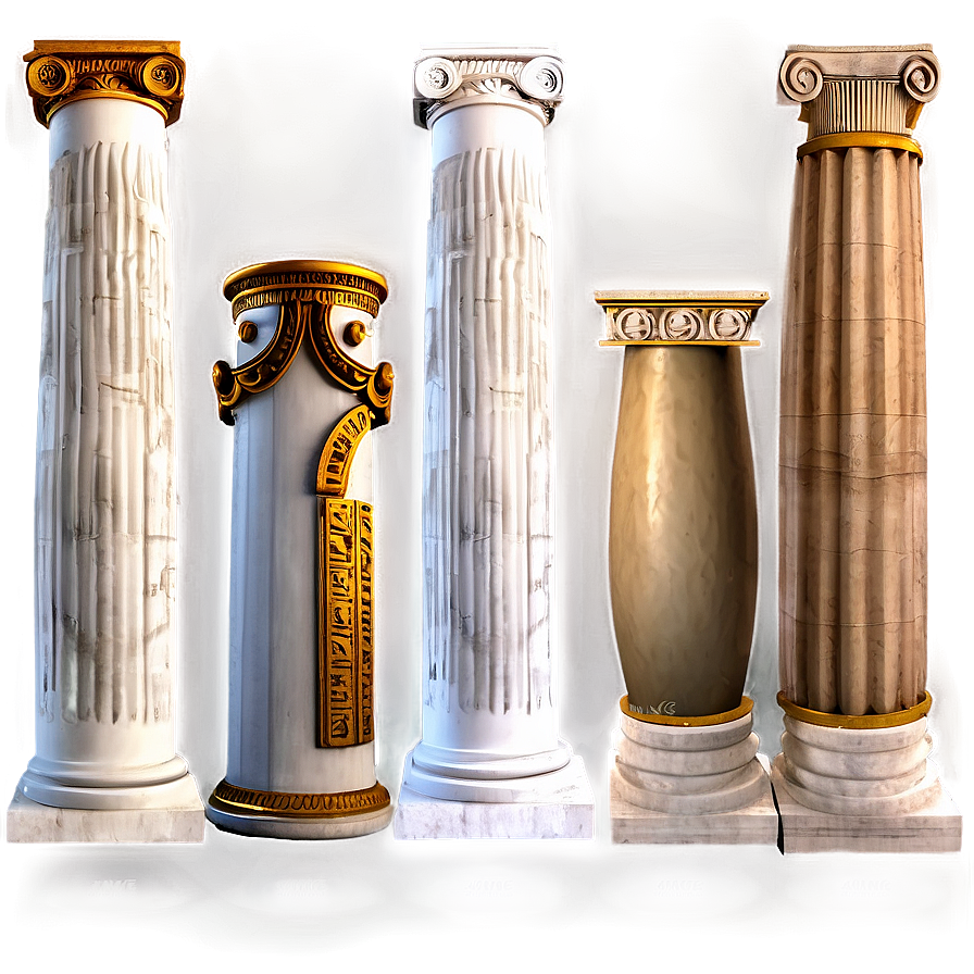 Greek Pillar Facade Png Atg