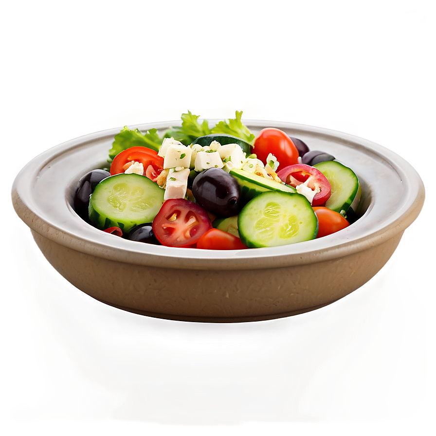Greek Salad Plate PNG 82 PNG image with a transparent background, free high-resolution download