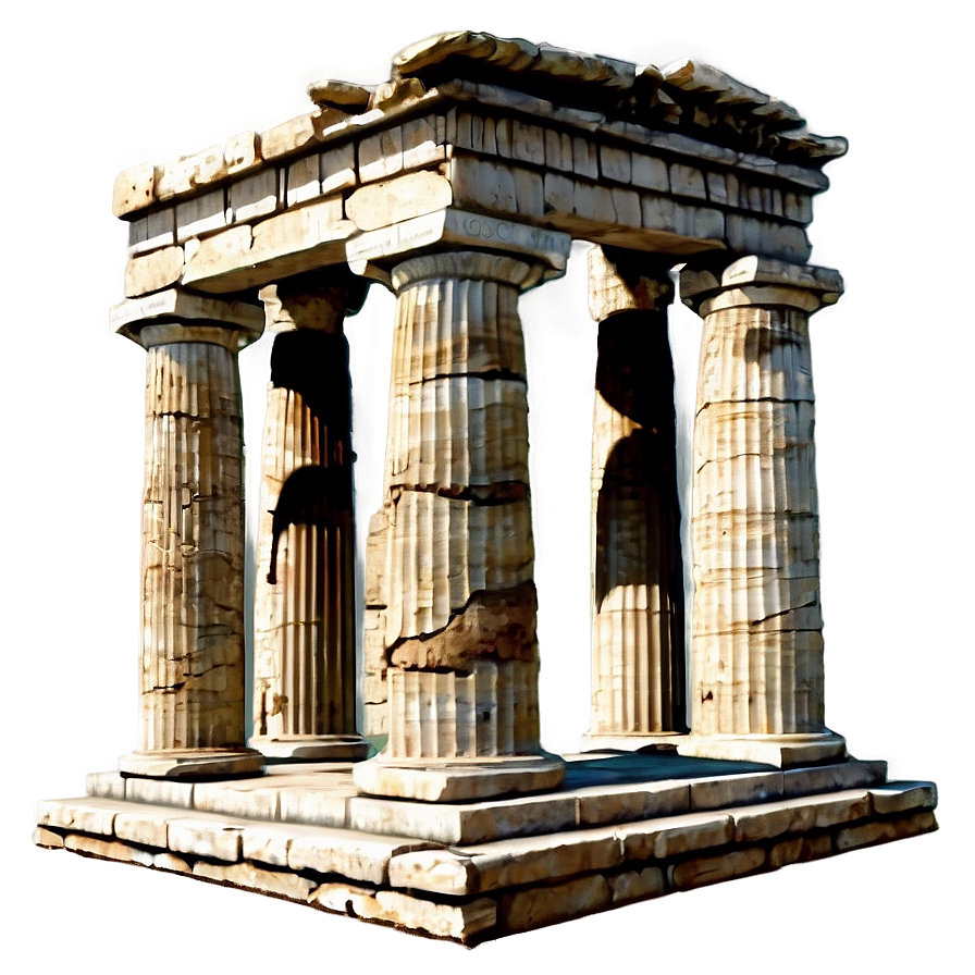 Greek Temple Ruins PNG 06202024 PNG with transparent background