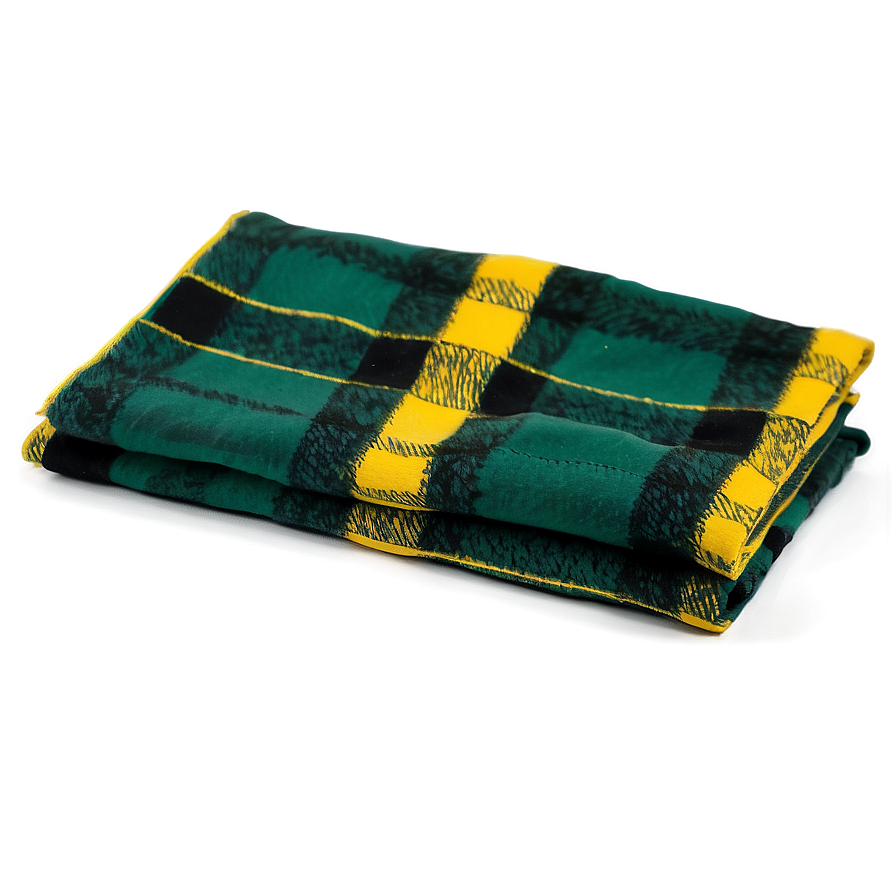 Green And Yellow Flannel Png 06212024