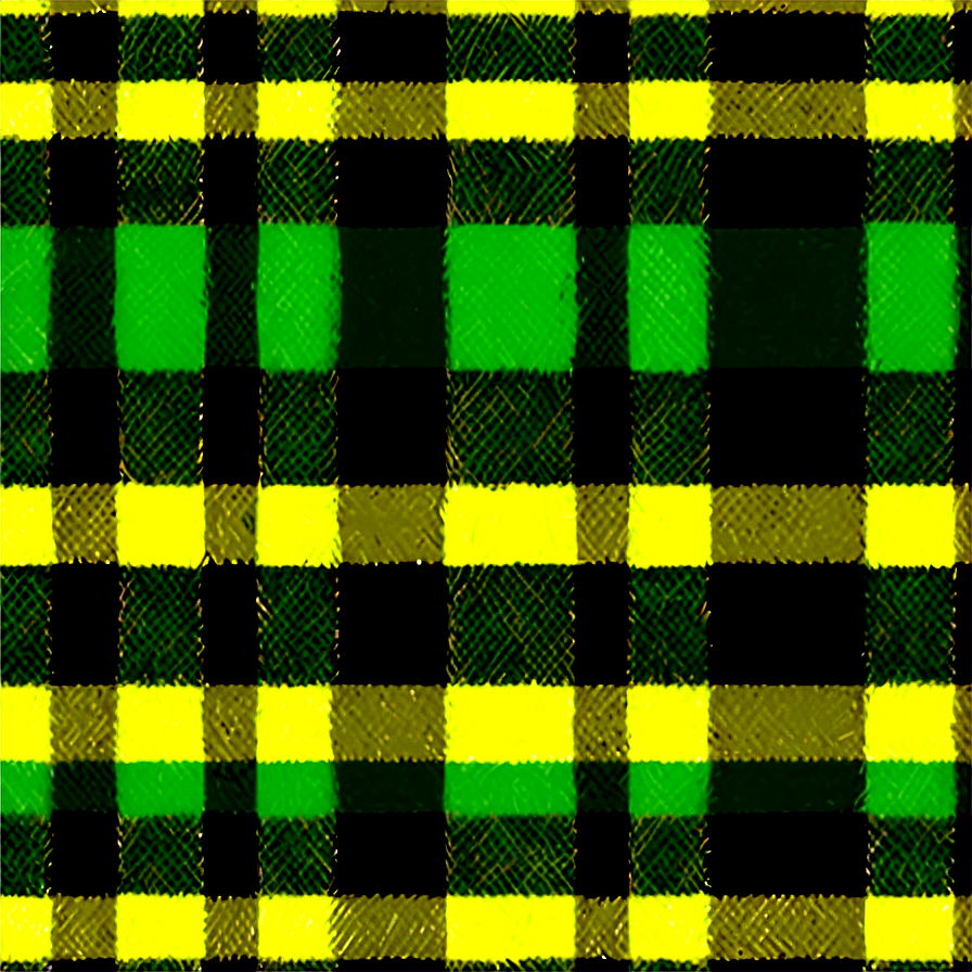 Green And Yellow Flannel Png Umk