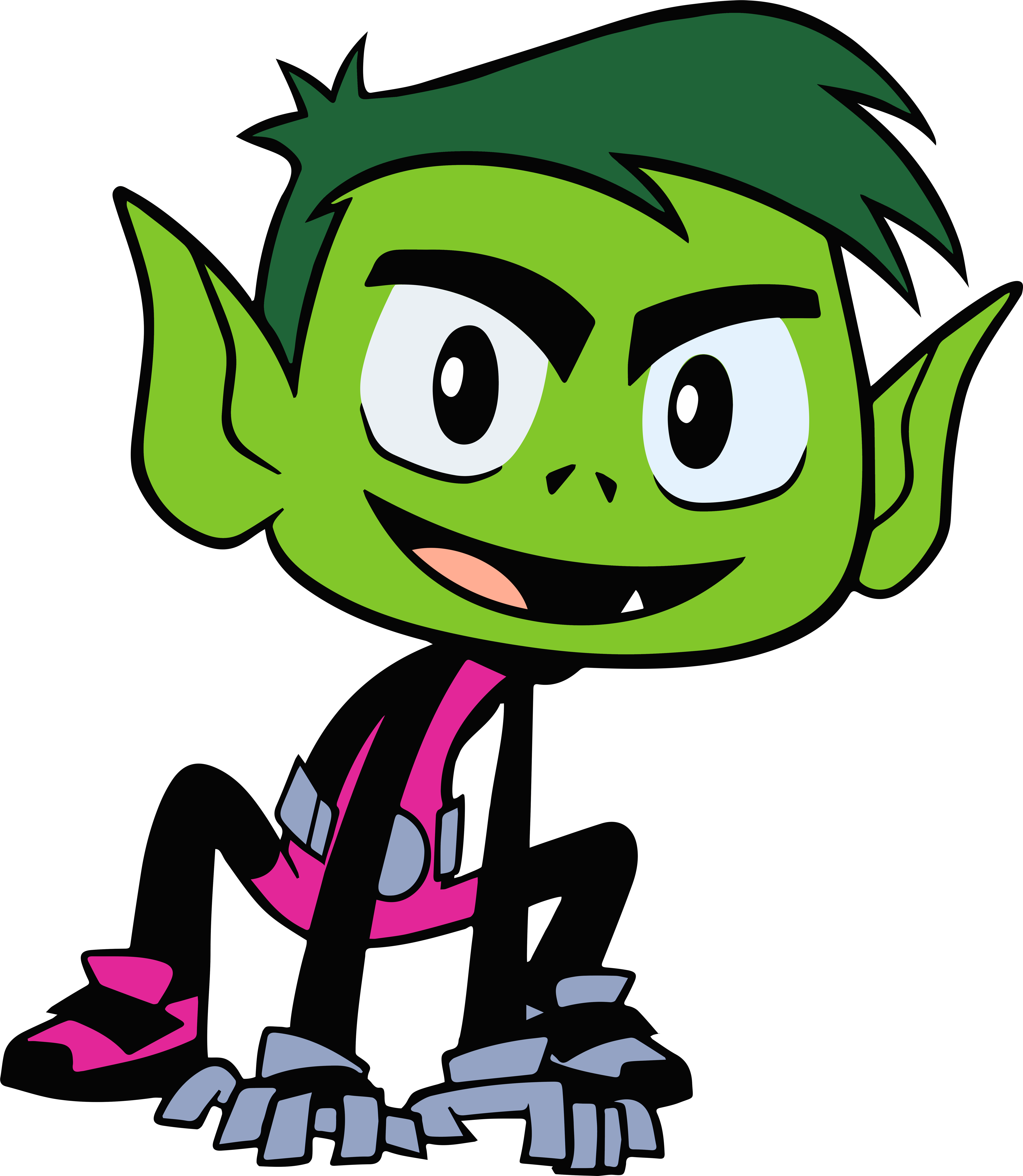 Teen Titans Go Beast Boy Png Clip Art Image​, Transparent Png PNG with transparent background
