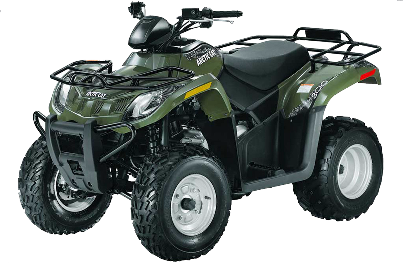 Green Arctic Cat A T V