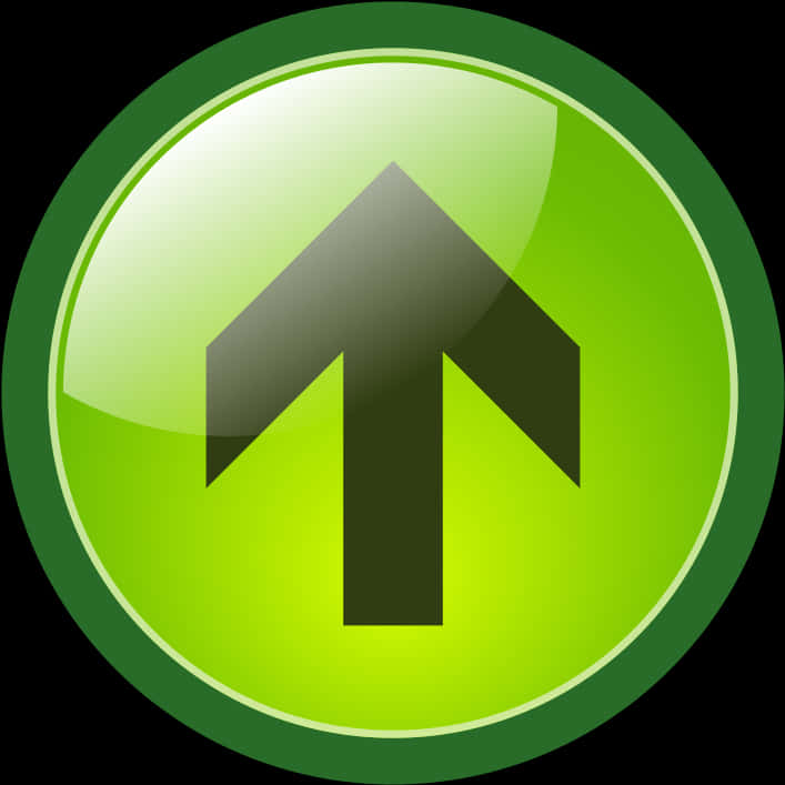 Green Arrow Up Icon PNG image with a transparent background, free high-resolution download
