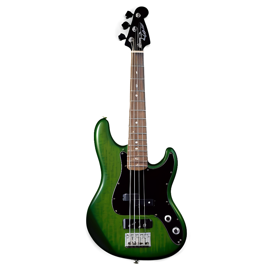 Green Bass Guitar Png 44