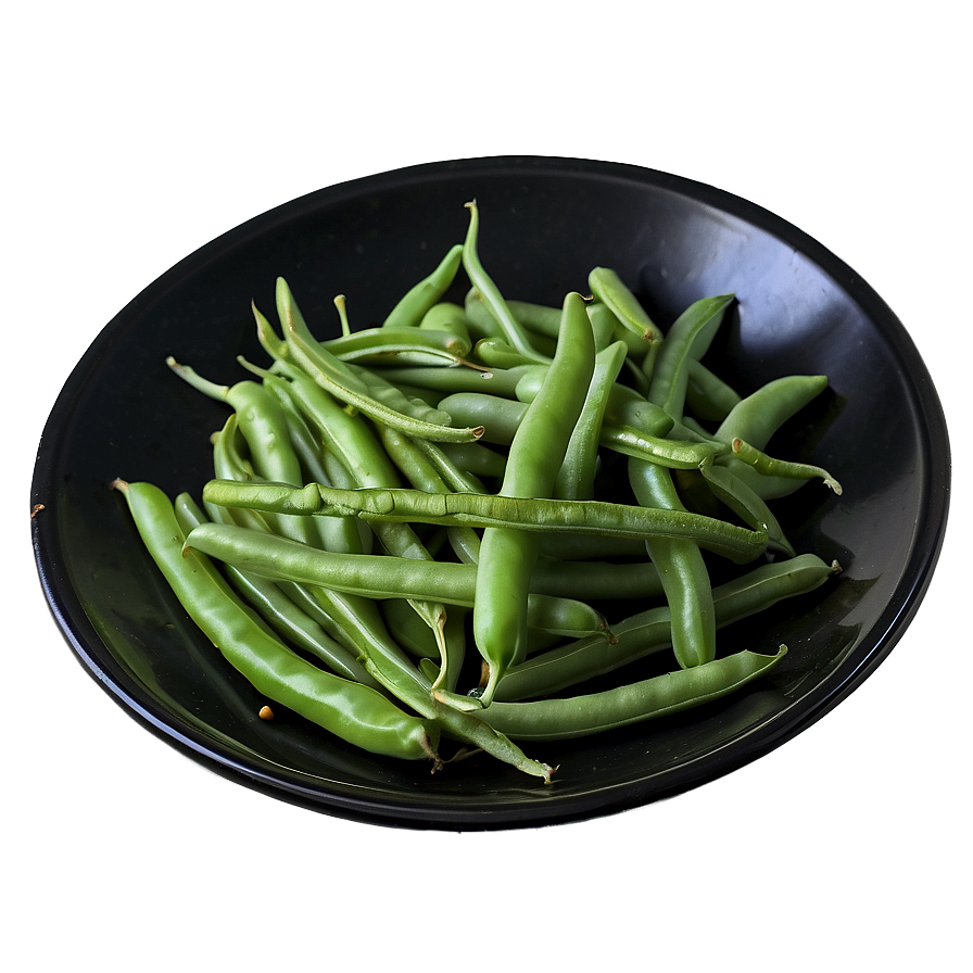 Green Beans Plate Png Kxp36