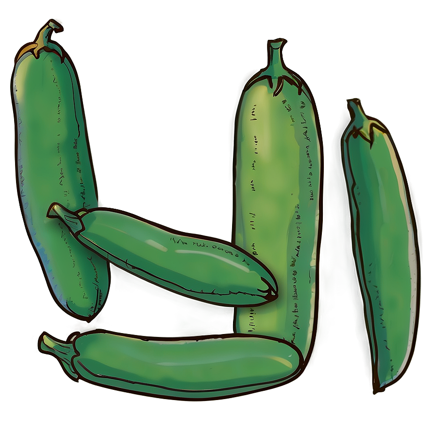 Green Beans Sketch Png 94