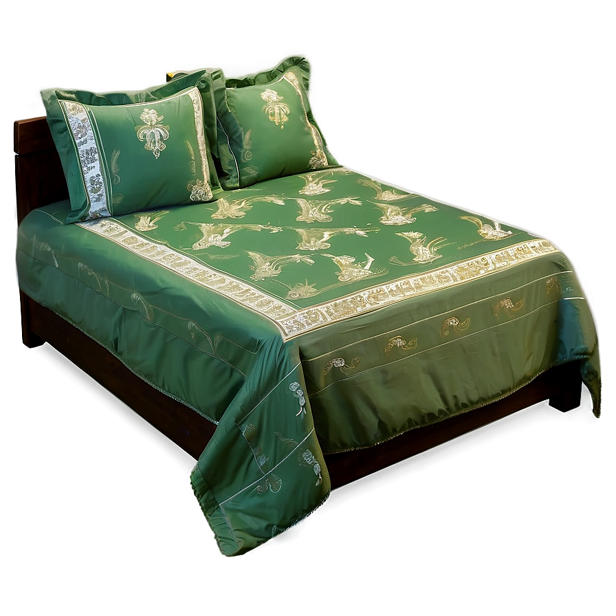 Green Bed Sheets Png Dmc