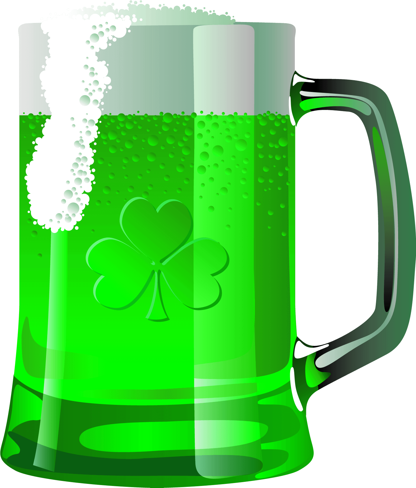 Transparent Saint Patrick Green Beer Png Picture - Transparent St Patrick's Day Png, Png Download PNG with transparent background