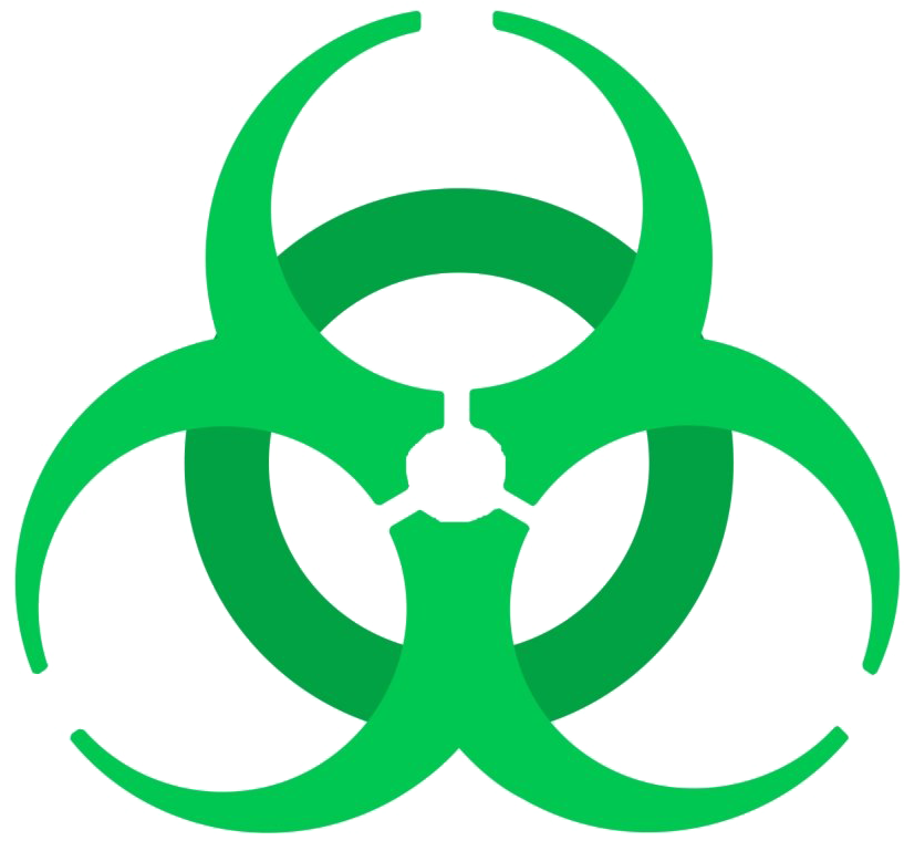 Green Biohazard Symbol