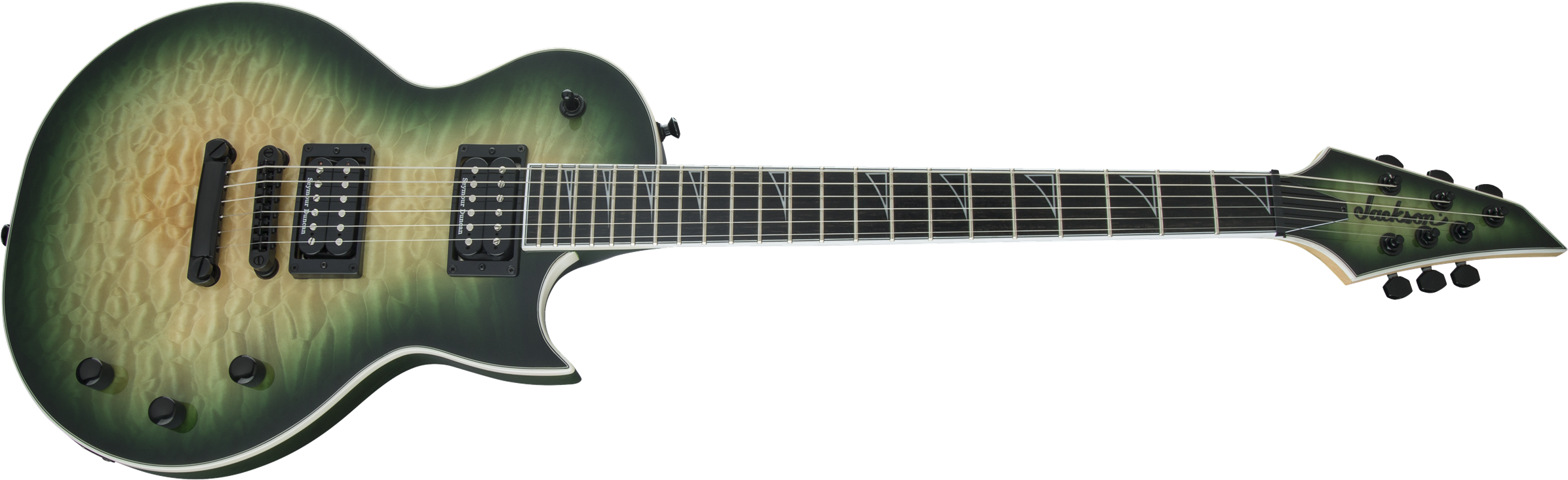 Green Burst Electric Guitar