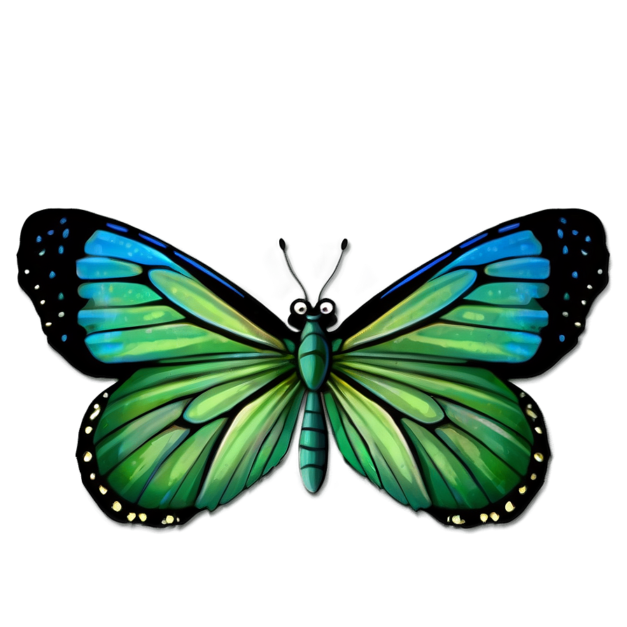 Green Butterfly Png Ucw77