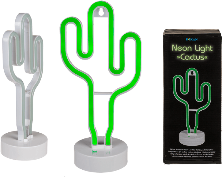 Cuadro Neon Png - Cactus Neon Light, Transparent Png PNG with transparent background
