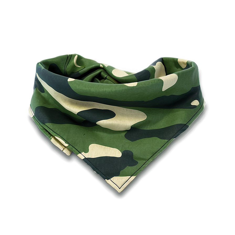 Green Camouflage Bandana Png Ucx14