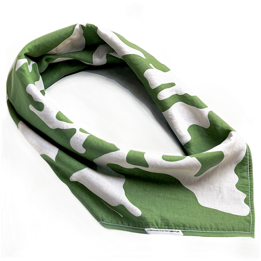 Green Camouflage Bandana PNG wpt PNG image with a transparent background, free high-resolution download