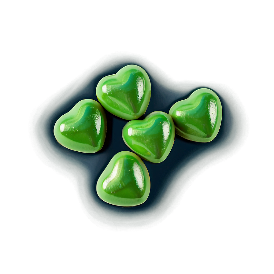 Green Candy Hearts Png Kyg