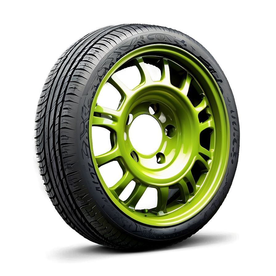 Green Car Wheel Png Www