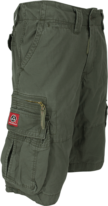 Green Cargo Shorts