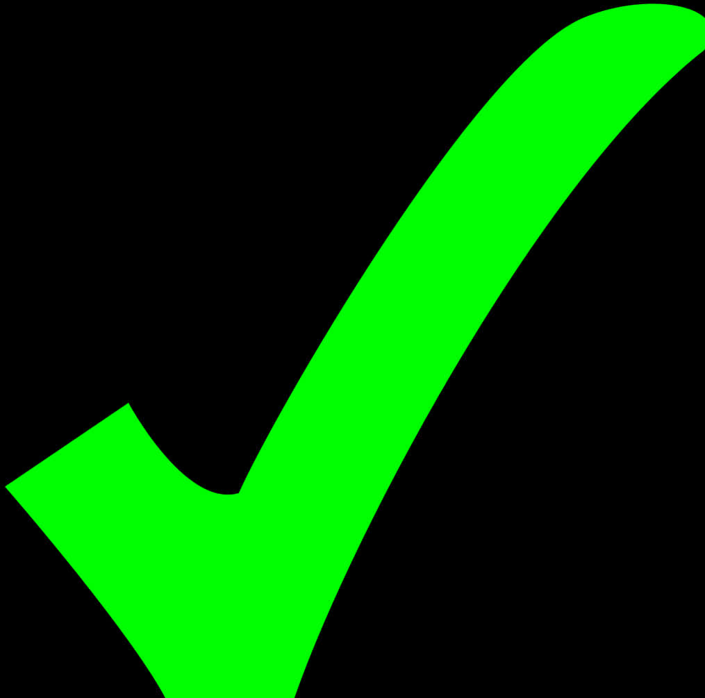 Green Check Mark Graphic