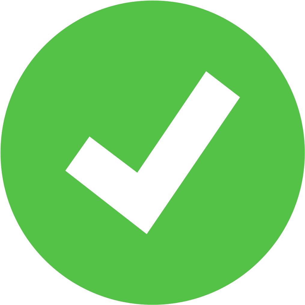 Green Check Mark Icon