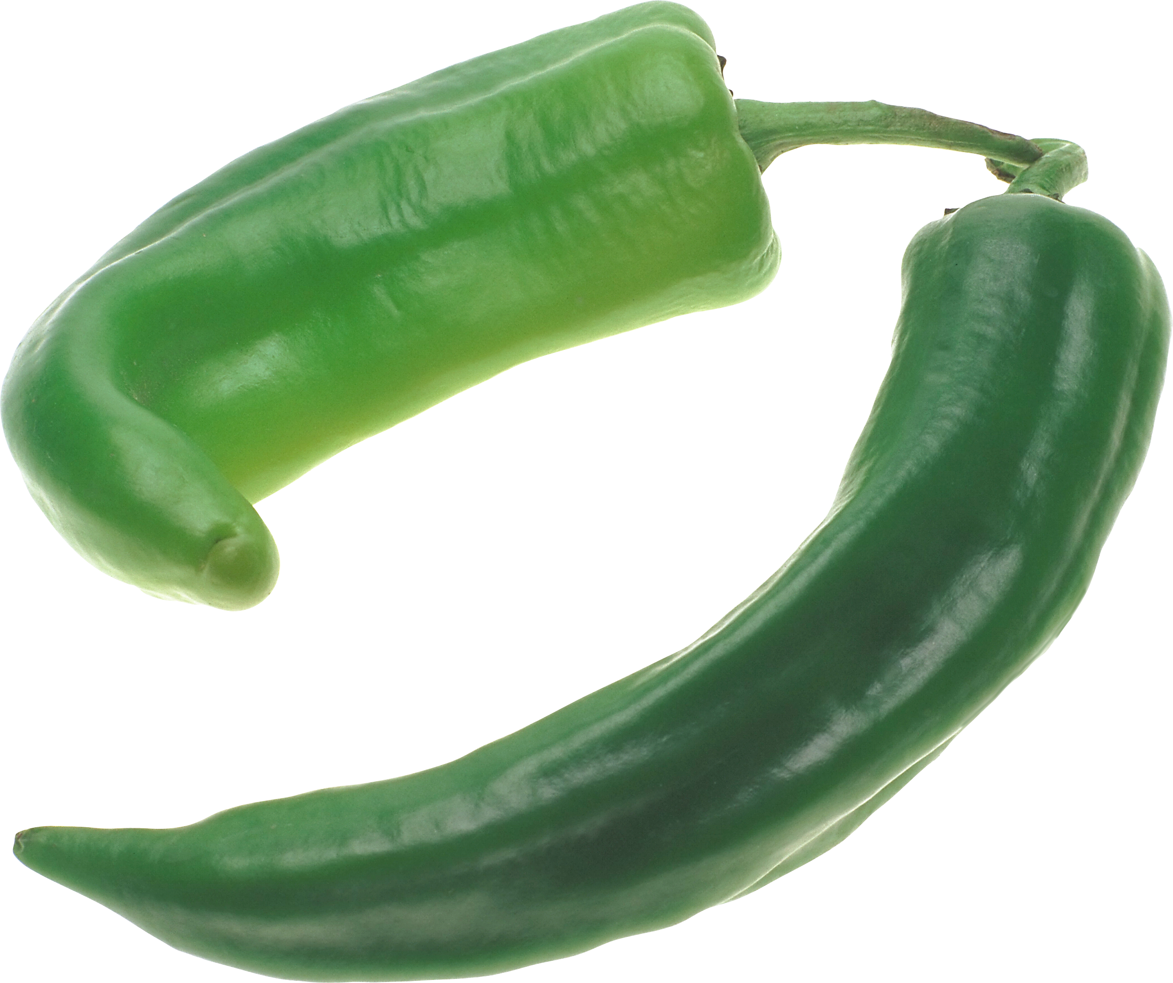 Green Chili Peppers Transparent Background