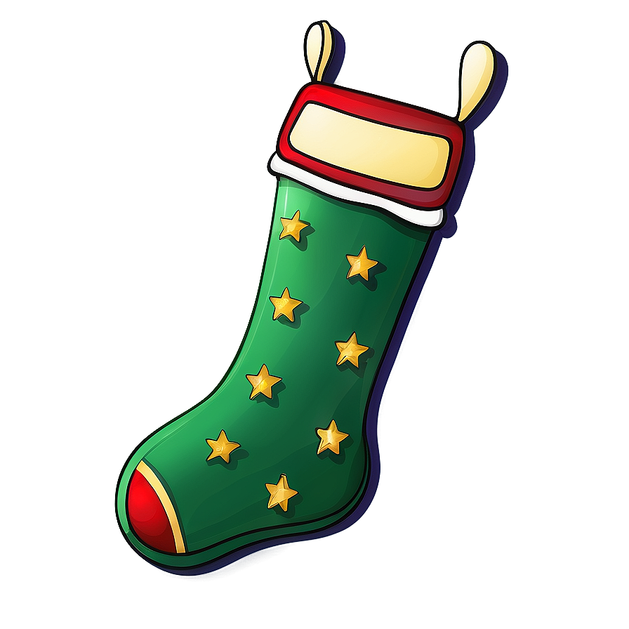 Green Christmas Stocking Png Jdh