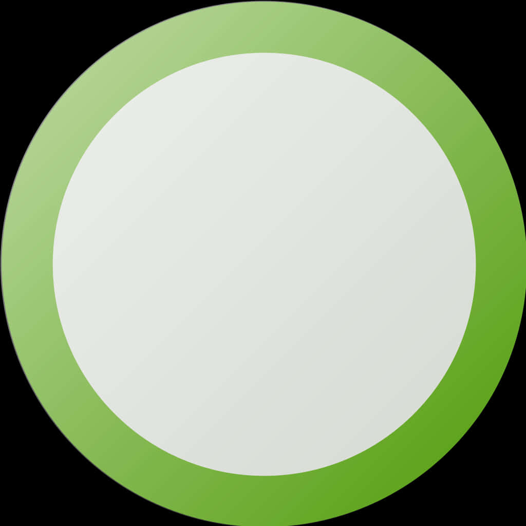 Green Circle Icon PNG with transparent background