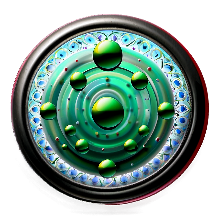 Green Circle Pattern Png 05252024